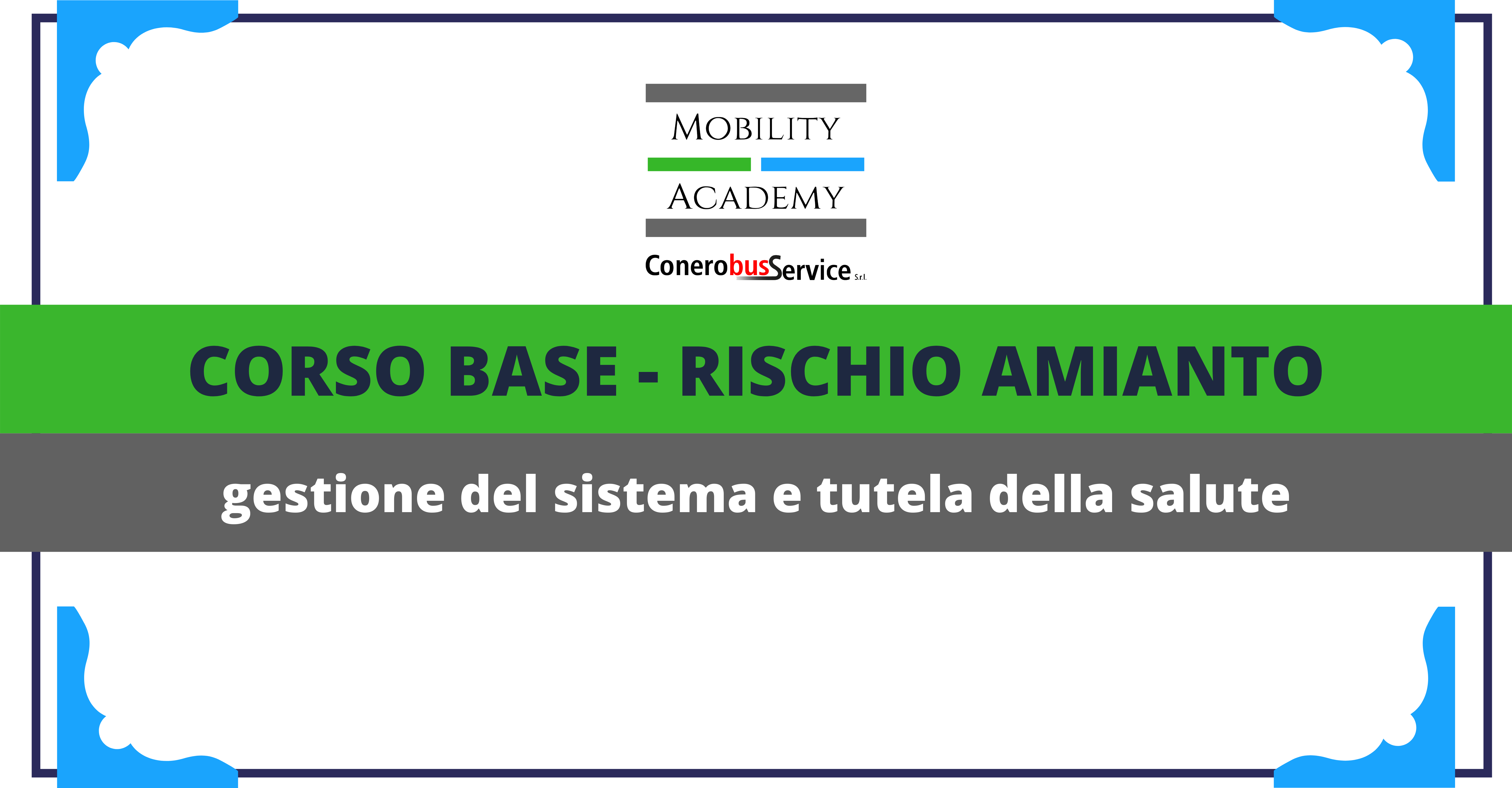 Locandina corso base Rischio Amianto 